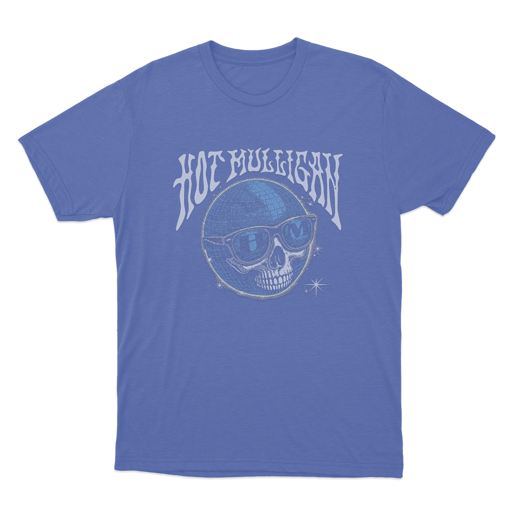 Death Disco Unisex T Shirt Blue Death Disco Unisex T Shirt Blue