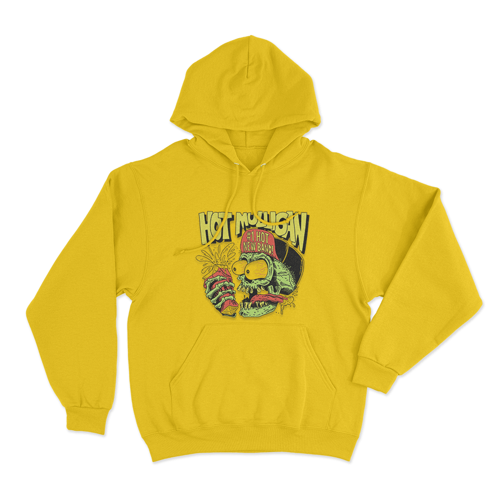 Hot Mulligan #1 Hot New Band Unisex Hoodie Yellow Hot Mulligan 1 Hot New Band Unisex Hoodie Yellow
