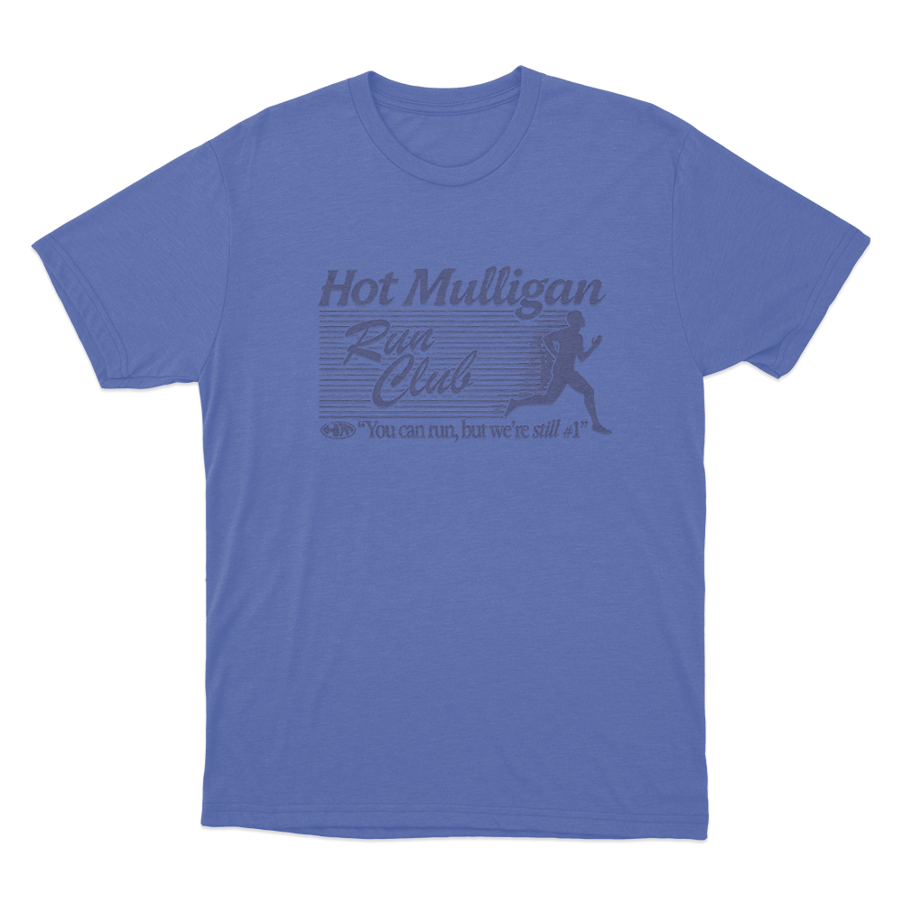 Hot Mulligan Run Club Unisex T Shirt Blue Hot Mulligan Run Club Unisex T Shirt Blue