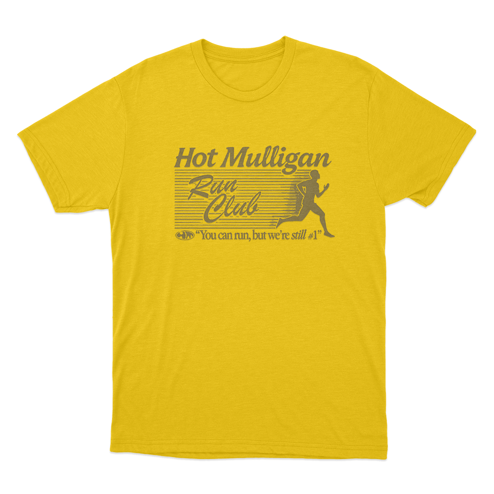 Hot Mulligan Run Club Unisex T Shirt Yellow Hot Mulligan Run Club Unisex T Shirt Yellow