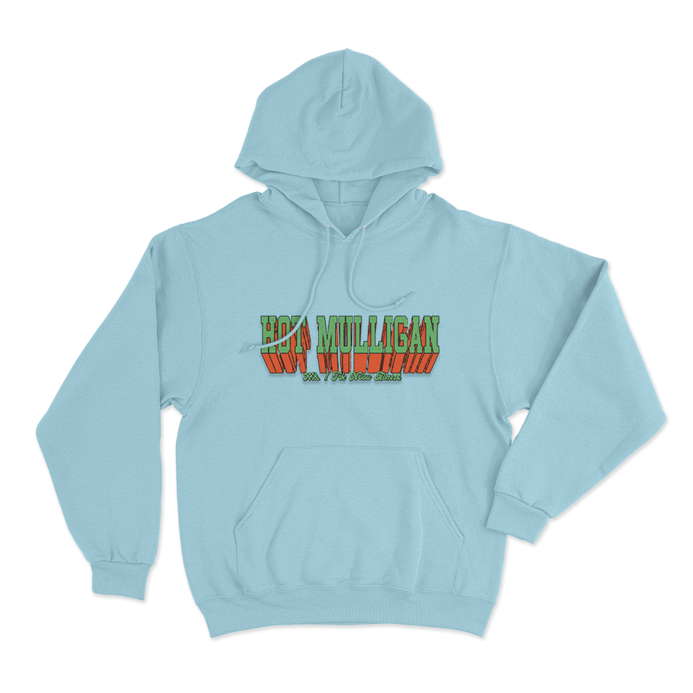 Hot Mulligan Varsity Unisex Hoodie Sky Blue Hot Mulligan Varsity Unisex Hoodie Sky Blue