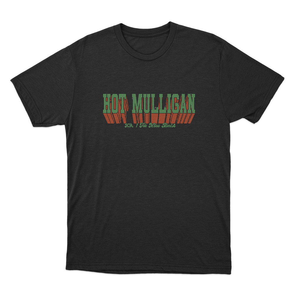 Hot Mulligan Varsity Unisex T Shirt Black Hot Mulligan Varsity Unisex T Shirt Black