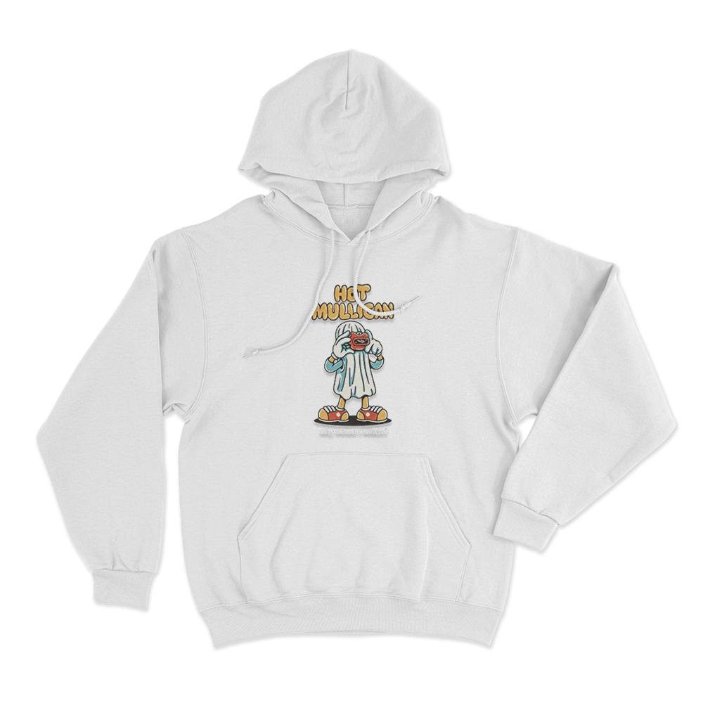 Hot Mulligan Why Would I Watch_ Unisex Hoodie White Hot Mulligan Why Would I Watch Unisex Hoodie White